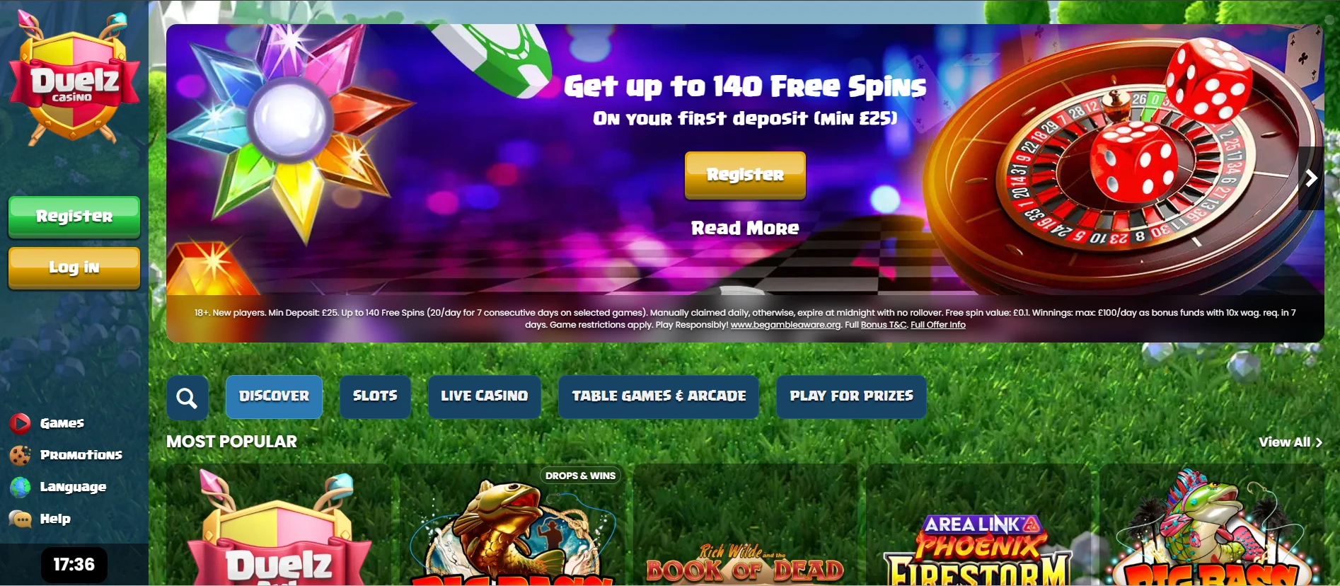 Duelz casino site
